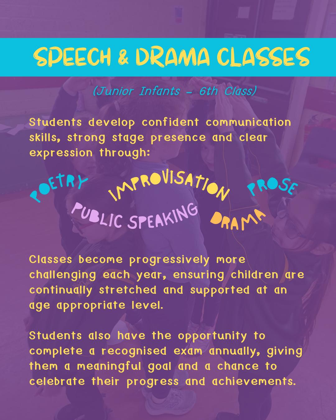 Primary School - Speech & Drama Classes